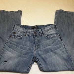 Mens Silver Zac Jeans